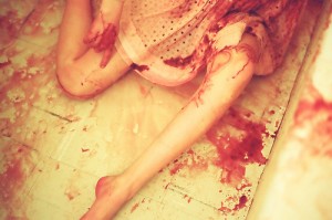 puddle-blood-girl